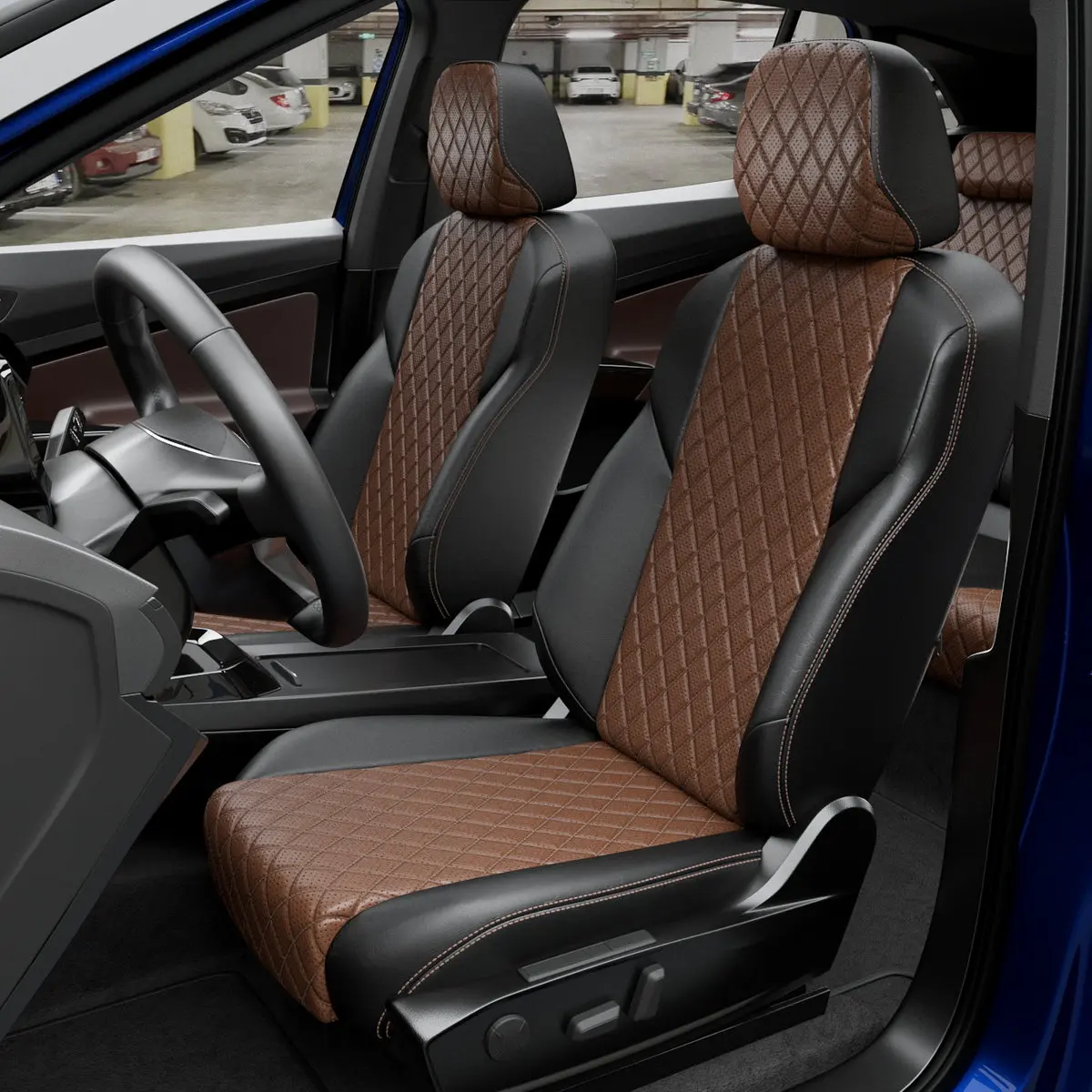 Чехлы на Citroen C crosser 2007-2013 ClickAuto