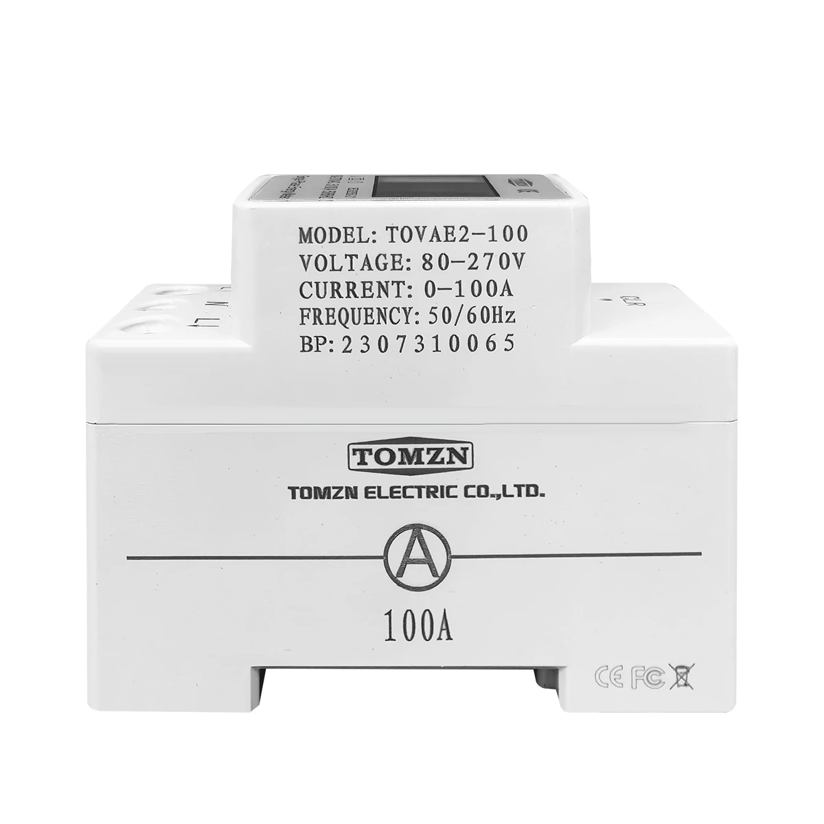 TOMZN AC 110 В 220 100 А на DIN-рейку Напряжение Ток КВтч Монитор электроэнергии Измеритель