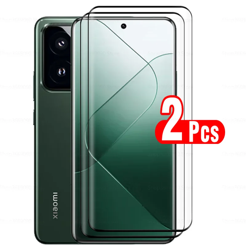 2 шт. 9D изогнутое защитное стекло для Xiaomi 14Pro Mi14 Mi 14 Pro Xaiomi Xiomi Xiaomi14Pro 5G Защитная