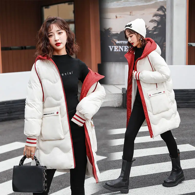 Long Down Jacket Women Coats Thick Parkas Korean Down Jackets for Women Down Coats Puffer Jacket Winter Long Coat Women Oversize