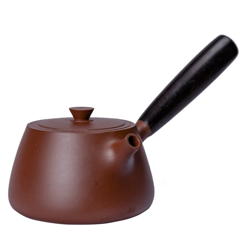 

Teapot no Yixing Clay with Wooden Handle Pot Beauty Kettle Master Handmade Teaware Tea Ceremony with hole filter