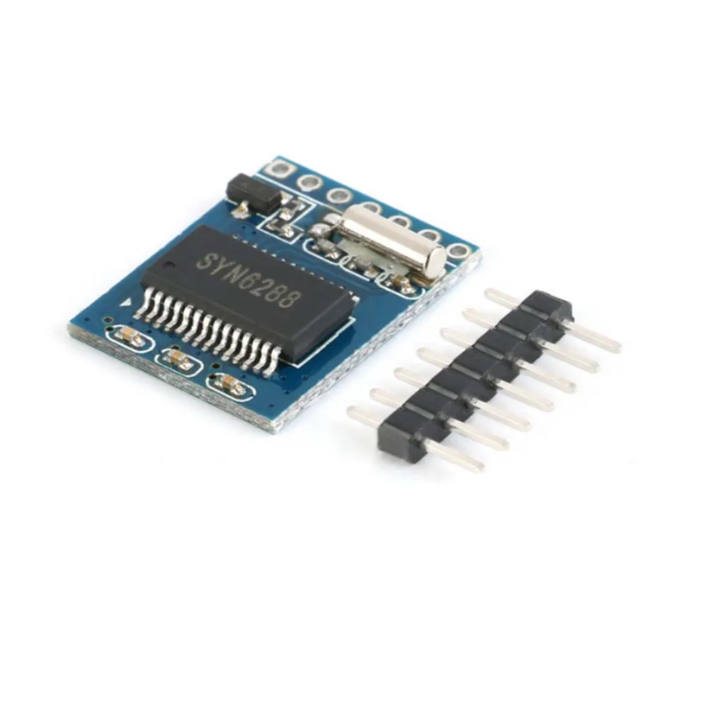 

Модуль синтеза речи SYN6288, запись, TTS произношение, живое интеллектуальное голосовое вещание SYN6288A