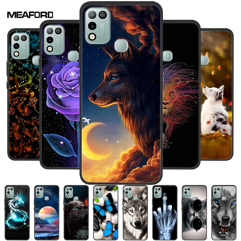 for infinix hot 11 play case hot11 cool cartoon soft silicone phone cover for infinix hot 10 play 11s cases hot11s tpu fundas free global shipping