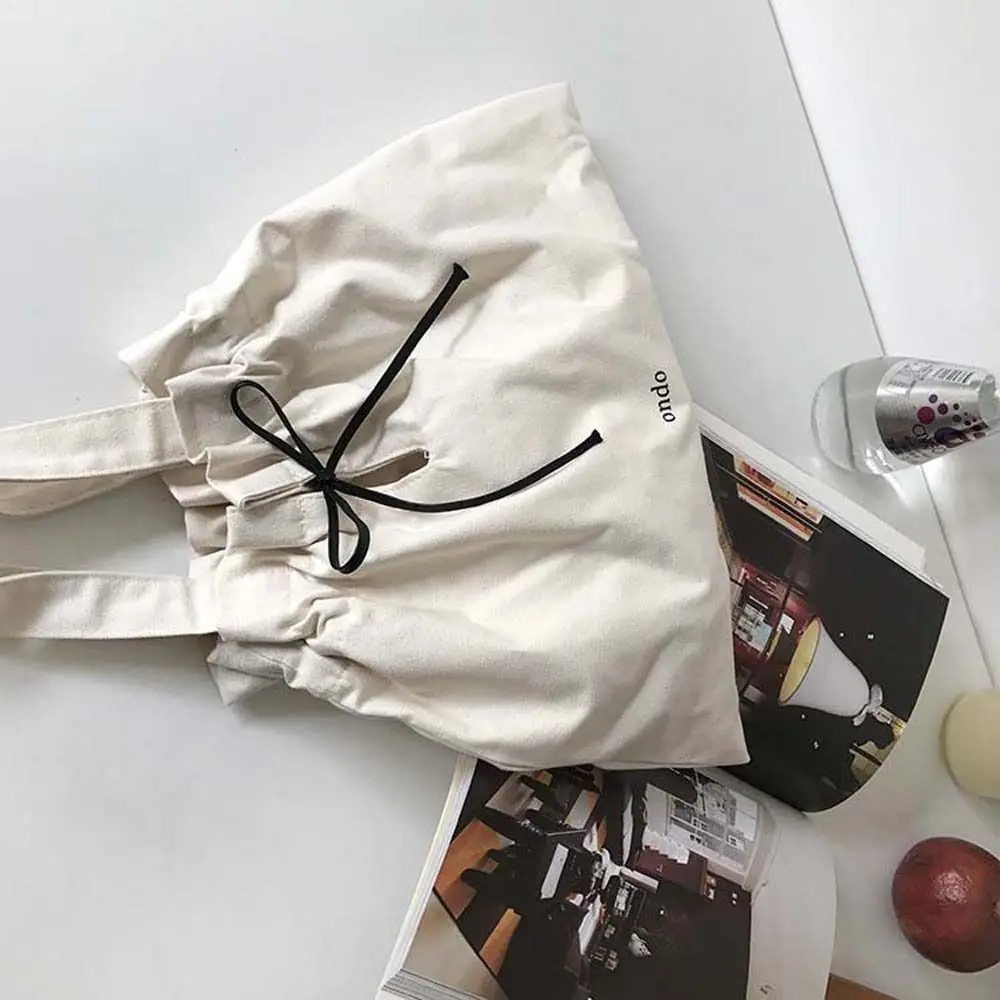 Многоразовая белая сумка на запястье с принтом шнурке корейский стиль весенняя