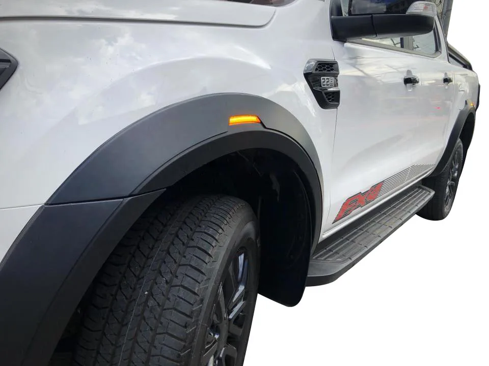 Расширители крыла для Ford Ranger Wiltrak 2019-2022 Xlt Limied 6 шт./компл. Черный со встроенным