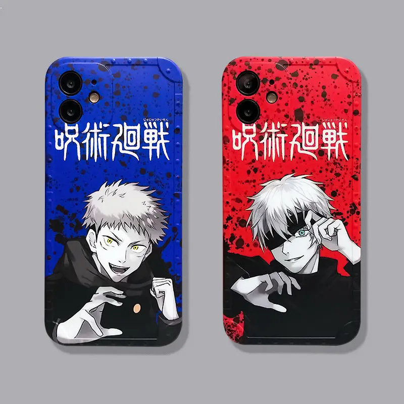 

Jujutsu Kaisen Satoru Gojo Comics Phone Case for iPhone 11 12 13 14 Mini Pro Max 7 8 Plus X Xs Max XR Cover Anime Fundas Coque