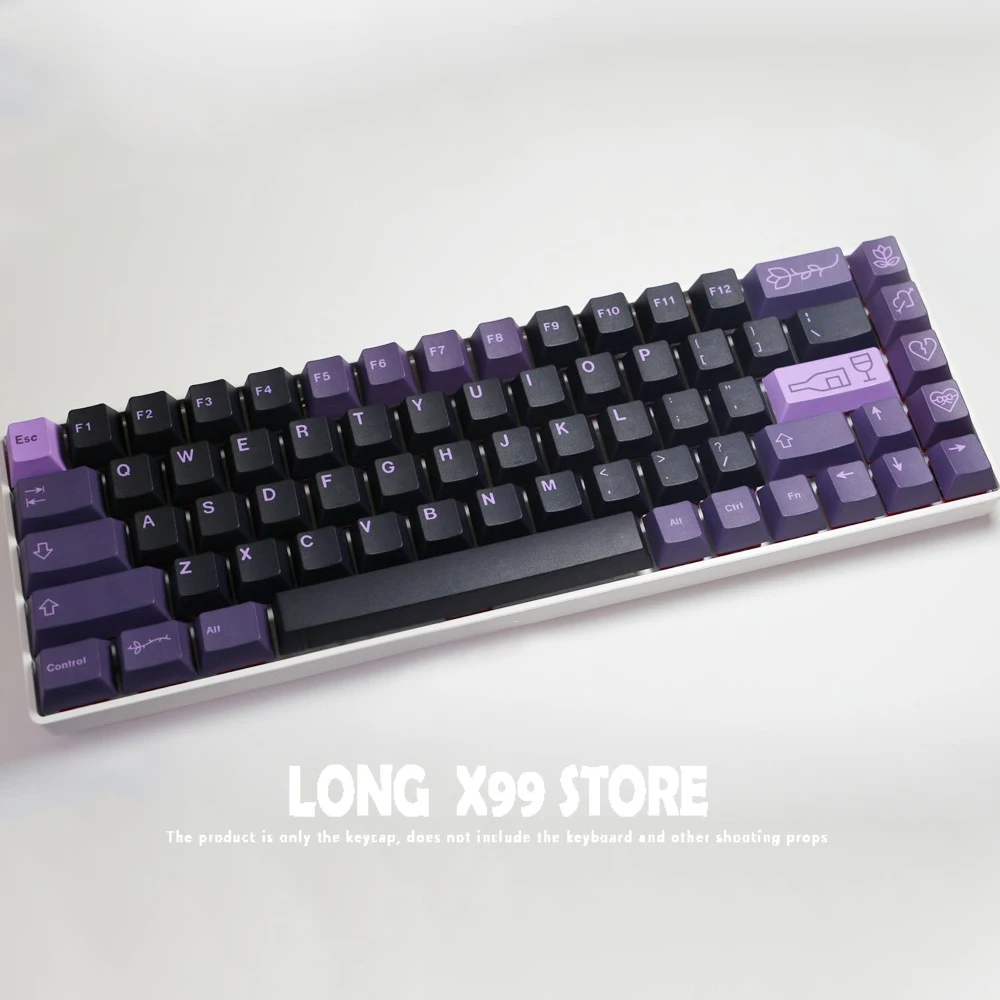 

129Keys GMK The First Love keycaps PBT DYE-SUB Personalized Cherry Profile English Keycap For MX Switch Mechanical Game Keyboard