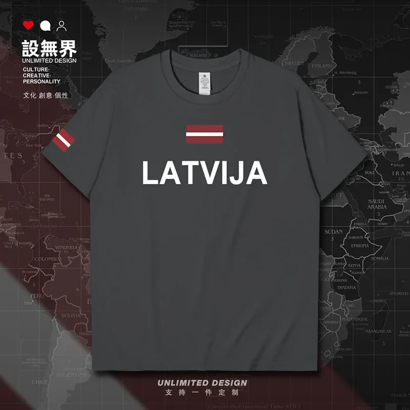 Латвия София Latvian LVA мужская футболка одежда спортивные майки повседневные