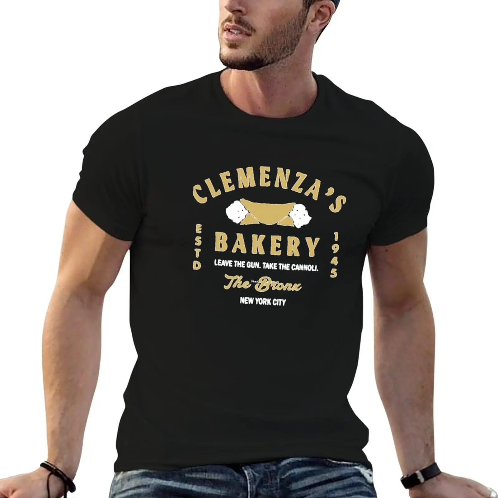 Фото Футболка Clemenza's Bakery, практичная повседневная рабочая футболка №1