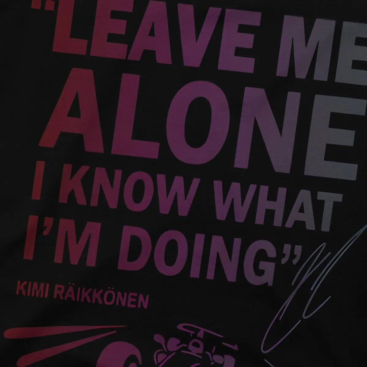 Фото Креативная футболка Kimi Raikkonen для мужчин, футболка с круглым вырезом из чистого хлопка в стиле хип-хоп, подарок на день рождения №3