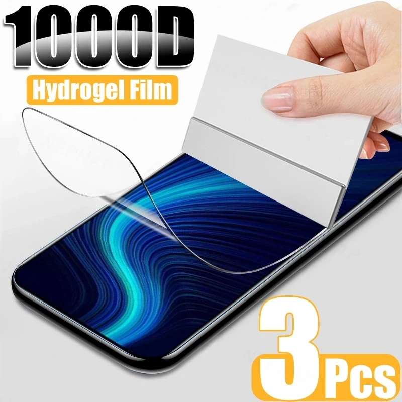 

3PCS Protective Film For ZTE Nubia Red Magic 8 7 7s 6 6s Pro 6R 5G 5S 3 Mars Screen Protector Hydrogel Film Phone Film Not Glass