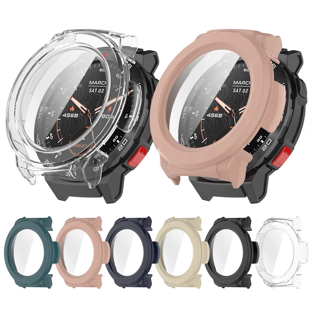 Фото Чехол и защитная пленка из закаленного стекла для Mibro Watch Gs pro Frame, высококачественные тонкие защитные аксессуары для ПК №2