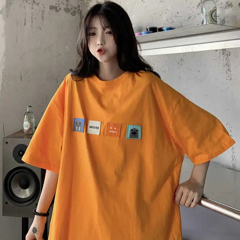 

Graphic Tee Vintage Clothing Crop Top Women Tops for Girls Oversize T-shirt Ladies Loose Women's Elegant Blouses Anime Tshirt