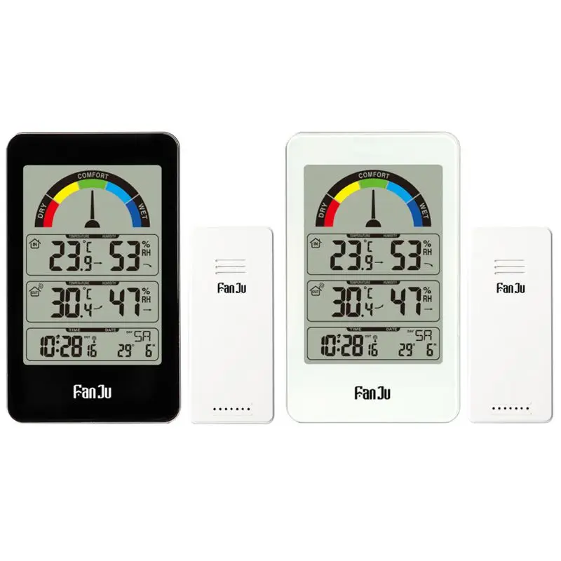 

Indoor Room LCD Display Electronic Temperature Humidity Meter Digital Thermometer Hygrometer Weather Station Alarm Cloc