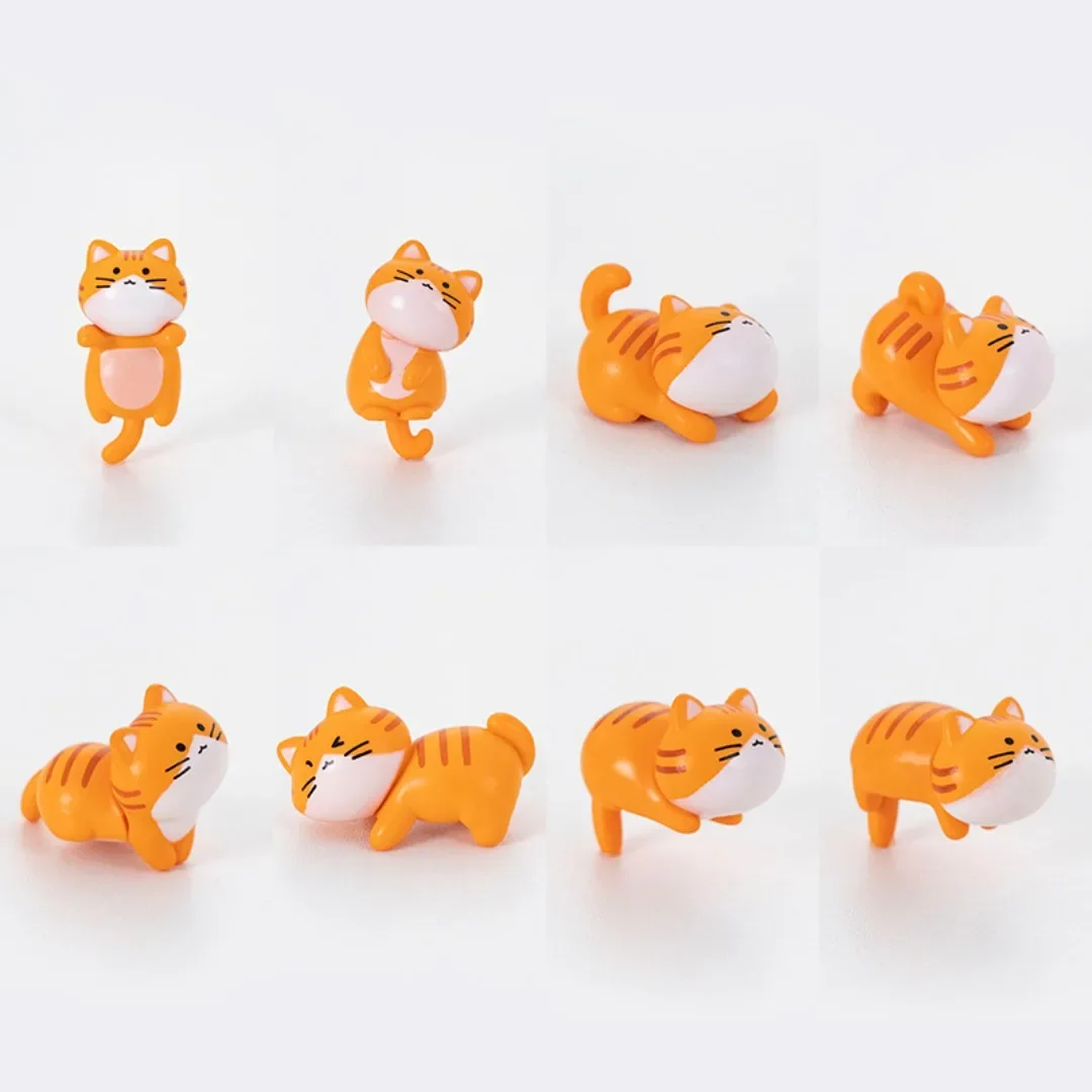 

Миниатюрные фигурки котов из ПВХ 8 шт.