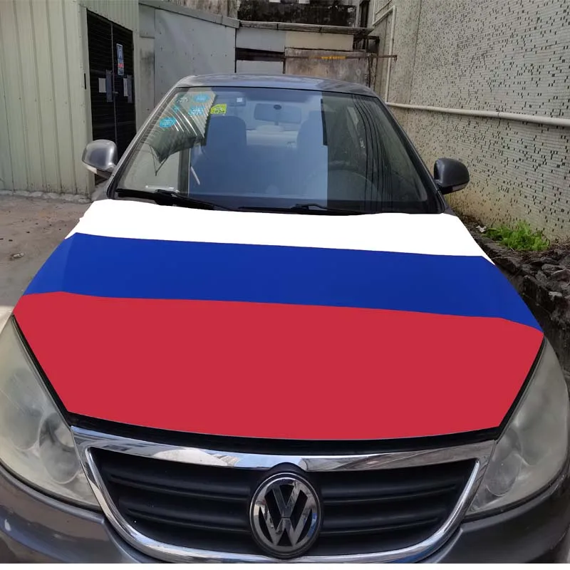 Bandera de capó de Rusia, Bandera de motor de coche Nacional de la Unión rusa, 120x150cm, envío gratis, banderas personalizadas