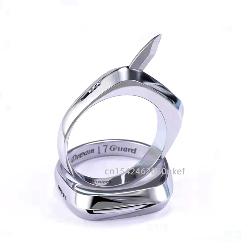 

Кольцо для самозащиты из титановой стали, ювелирное изделие для личной защиты для мужчин и женщин, латунные костяшки для защиты от волка в э...