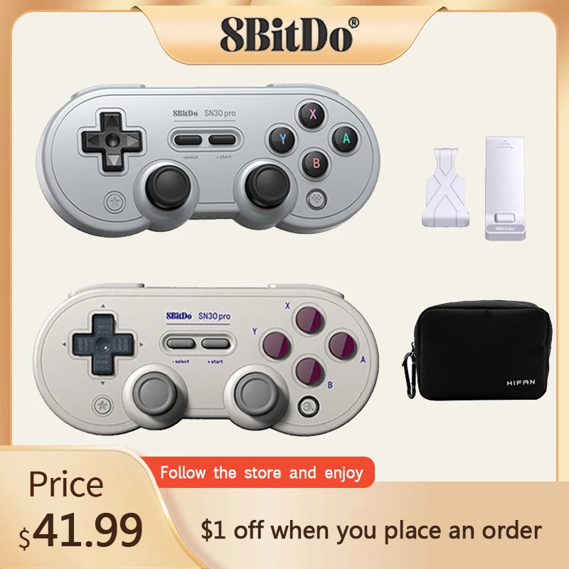 

8BitDo SN30 Pro Game Controller for Nintendo Switch Android MacOS Steam Windows PC Joystick Wireless Bluetooth Gamepad