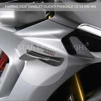 for ducati panigale v2 v4 899 959 1198 1199 1299 panigale r motorcycle side winglet spoiler wind flow fixing wing front fairing