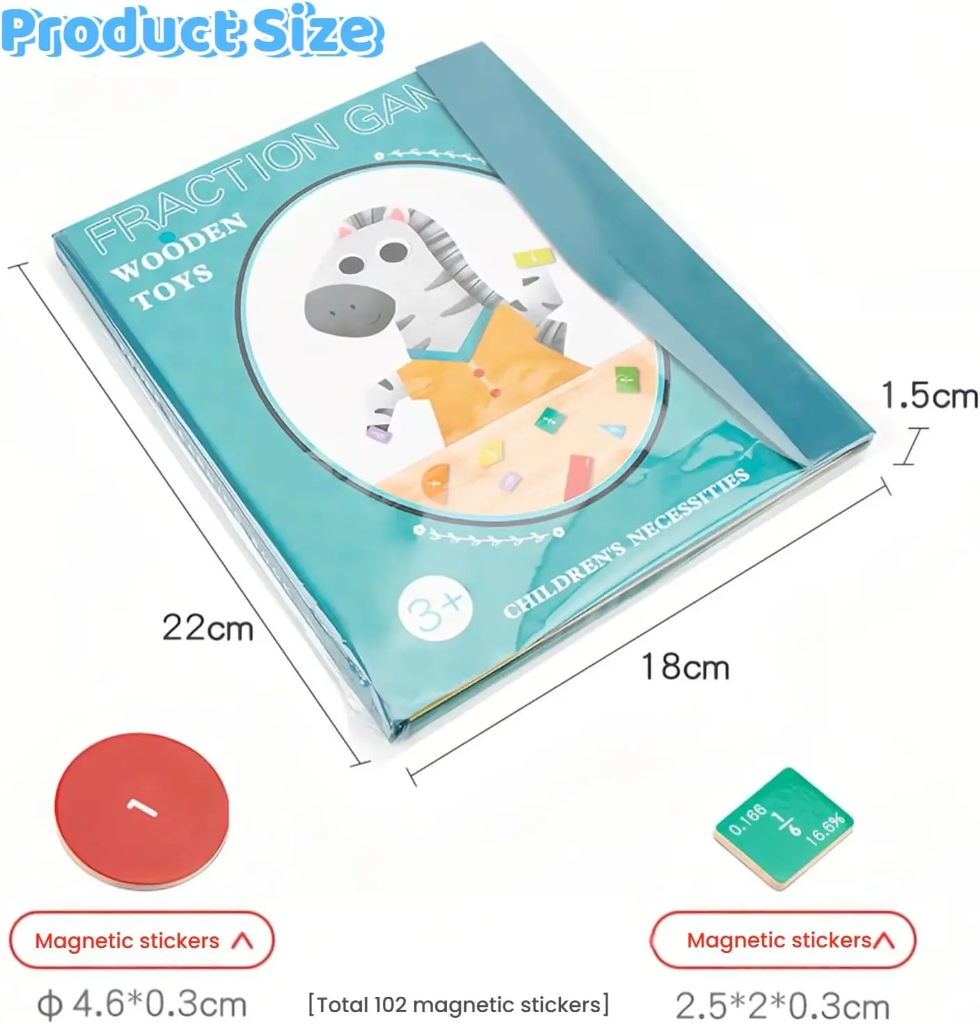 

Магнитные фракционные плитки и круги Premium 2025 для детей от 5 до 8 лет