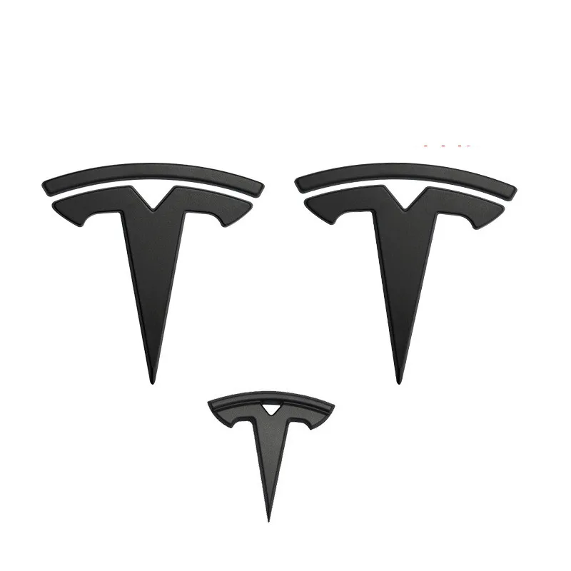 

3 шт., матовые черные аксессуары для Tesla Model 3