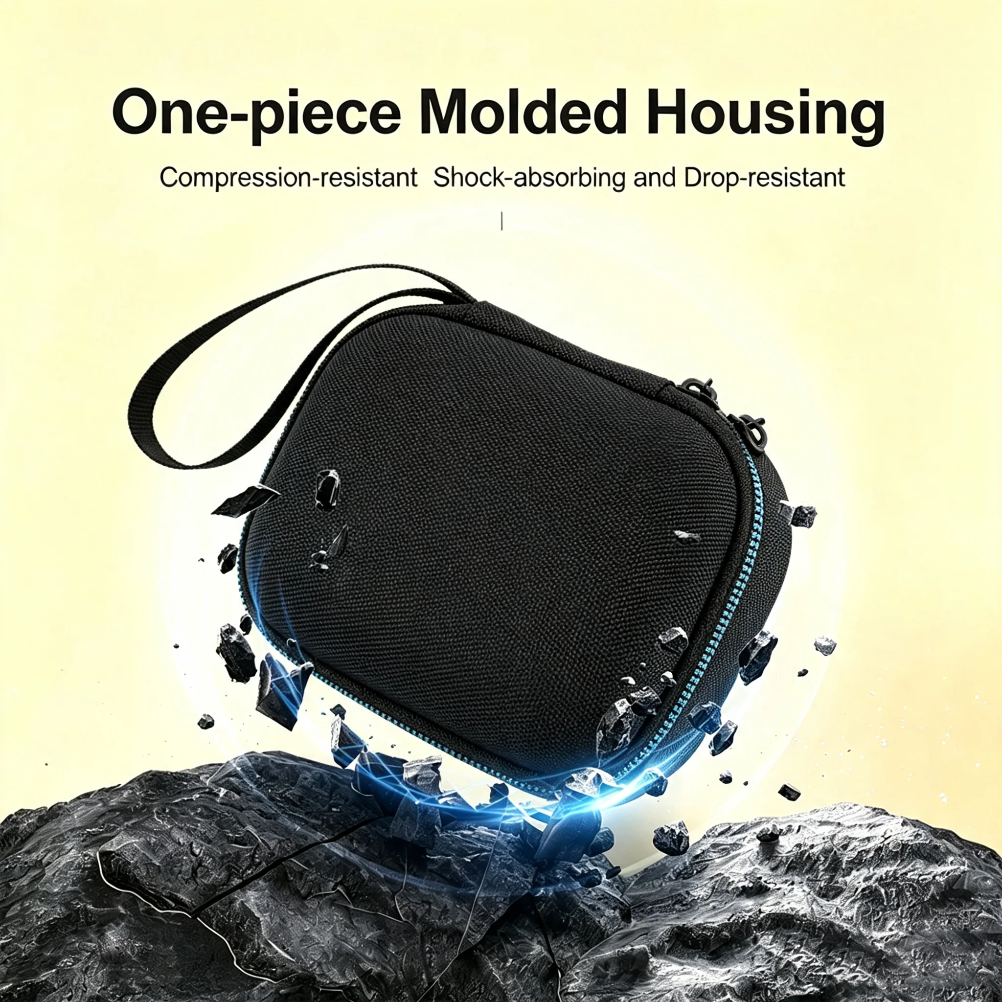 Фото Чехол для электробритвы Yoose Mini 1/2 Isabel, жесткий футляр для хранения, портативный кейс для мужской электробритвы №2