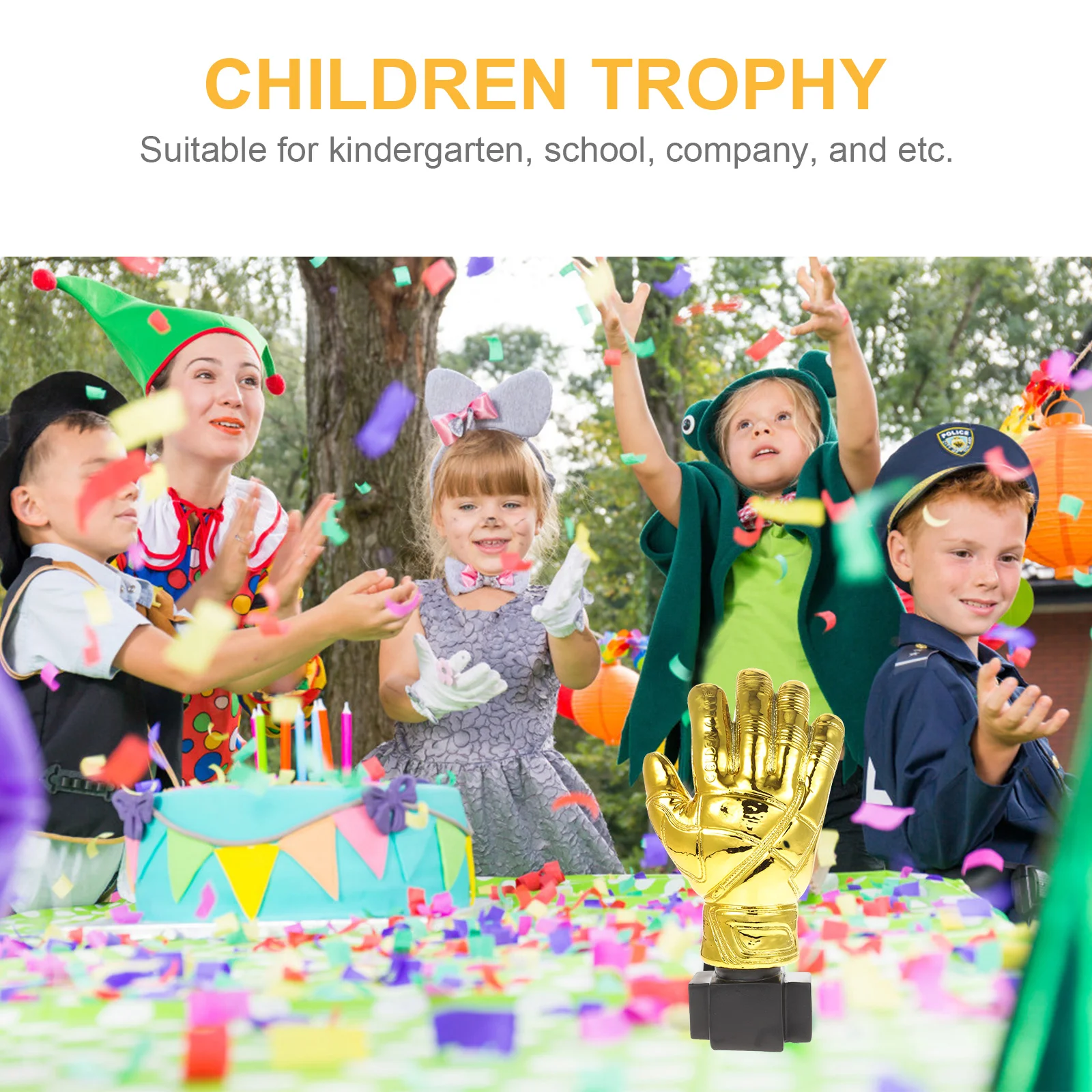 Soccer Kids Gifts Trophy Children's Mittens Achievement Adulting Commemoration Award Prize