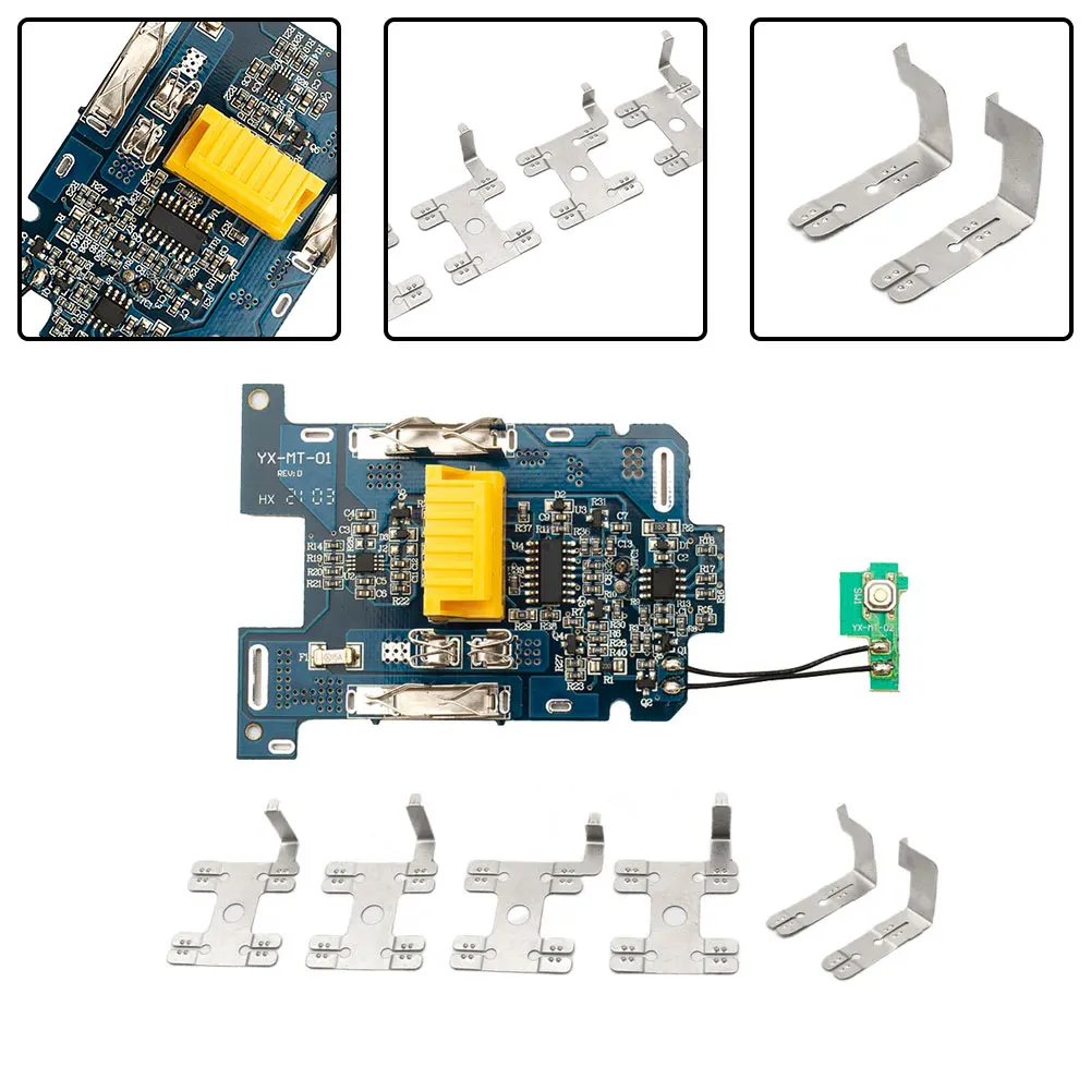 1 Set 18V Battery Chip PCB Circuit Board Charging Protection Replacemen For BL1830 BL1840 BL1850 BL1860 Power Tools Accessories