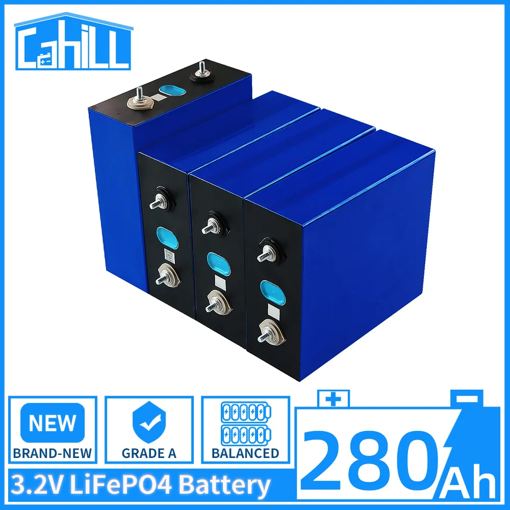 

3.2V 271AH 280AH Lifepo4 Battery New Lithium Iron Phosphate DIY 12V 24V 48V Lifepo4 Battery For Solar Storage With Free Busbars