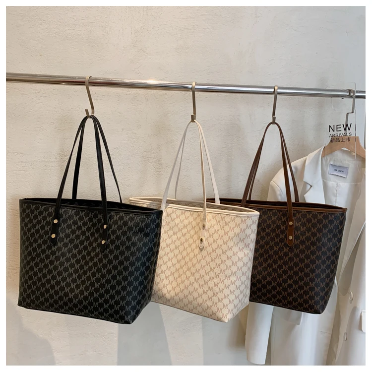 Trendy High-end Western Style Explosive Portable Shoulder Bag All-match Tote Shopping Bag Large-capacity Bag Women's 2022 New