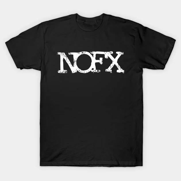 

2022 Men Summer Black Street Fashion Hip Hop Nofx Logo T-shirt Cotton Tees Short Sleeve Tops