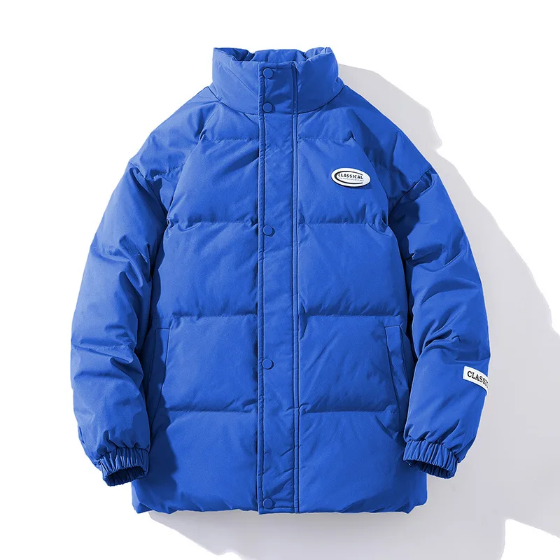 Winter Coat Classic Stand Collar Multi-color Warm Coats Men  Couple's Fashionable Outdoor Sports Jacket  Jaqueta Masculina