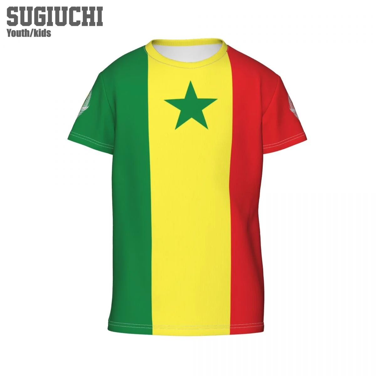 Пользовательское имя номер флаг Сенегала эмблема 3D футболки для детей