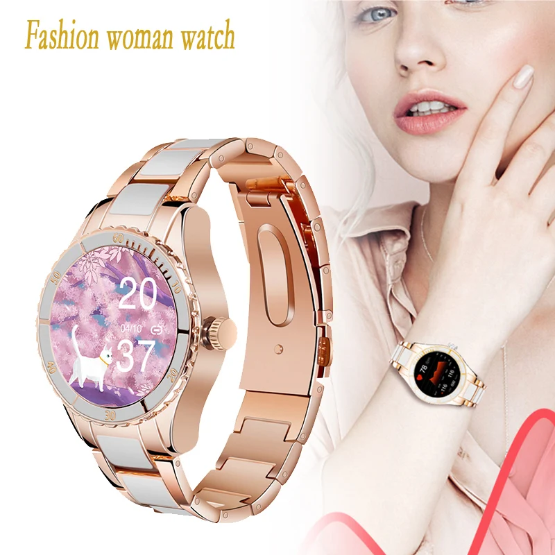 

Z73 Luxury Smart Watch Women Waterproof Ladies fashion Smartwatch Heart Rate Fitness Tracker for Android IOS Phone PK B80 H1 H8