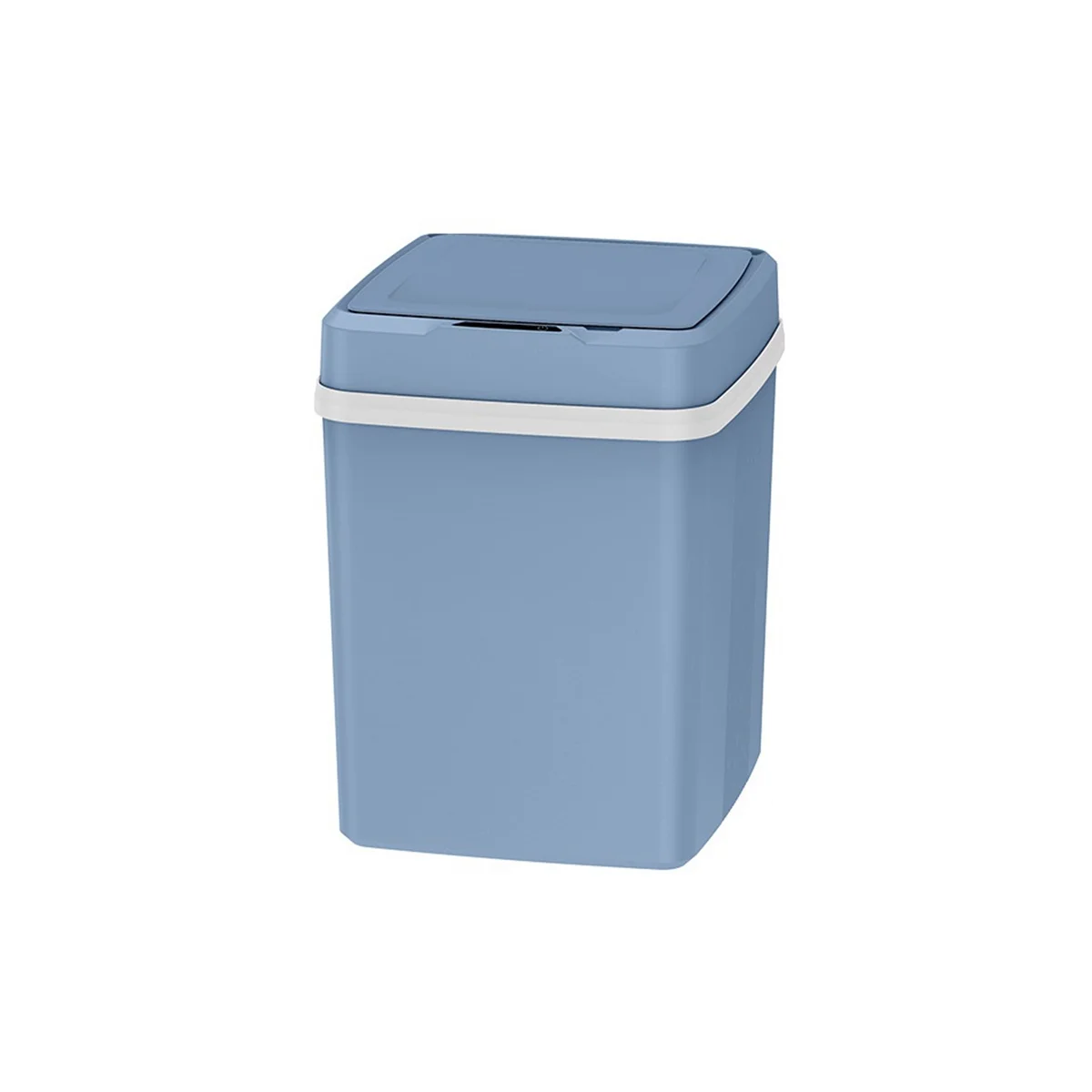 

Garbage Bin Kitchen Bathroom Toilet Trash Can Best Automatic Induction Waterproof Bin with Lid 12L Blue