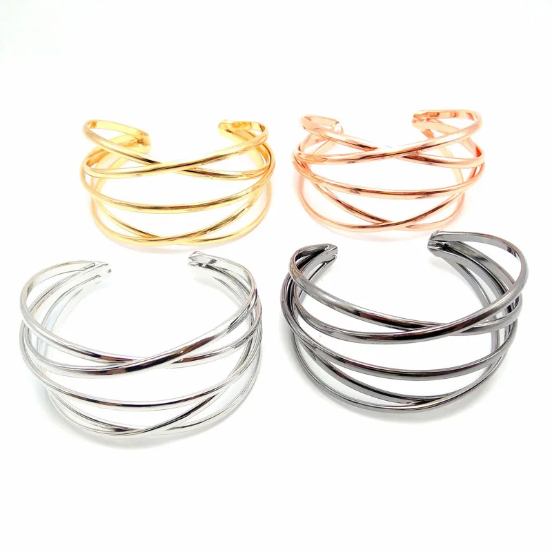 

Fashion Punk Hollow Chain Bracelets Gold Color Charming Bracelets Bangles For Women Gifts 2022 Trendy Jewelry Personality