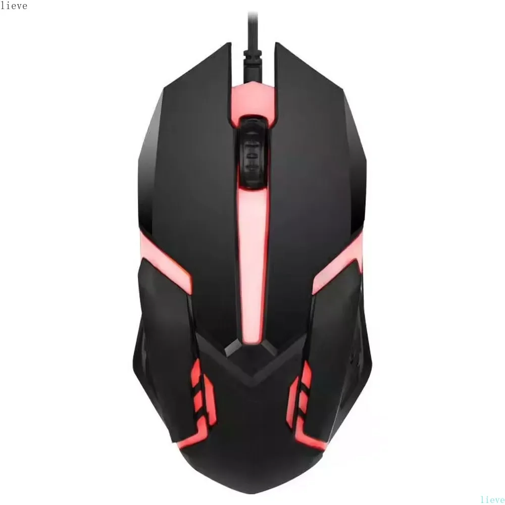 

Ergonomic USB 1200DPI Optical 7 Color Lighted Wired Mouse For Laptops Desktop Computer PC, Gaming Maus Computer Peripherals