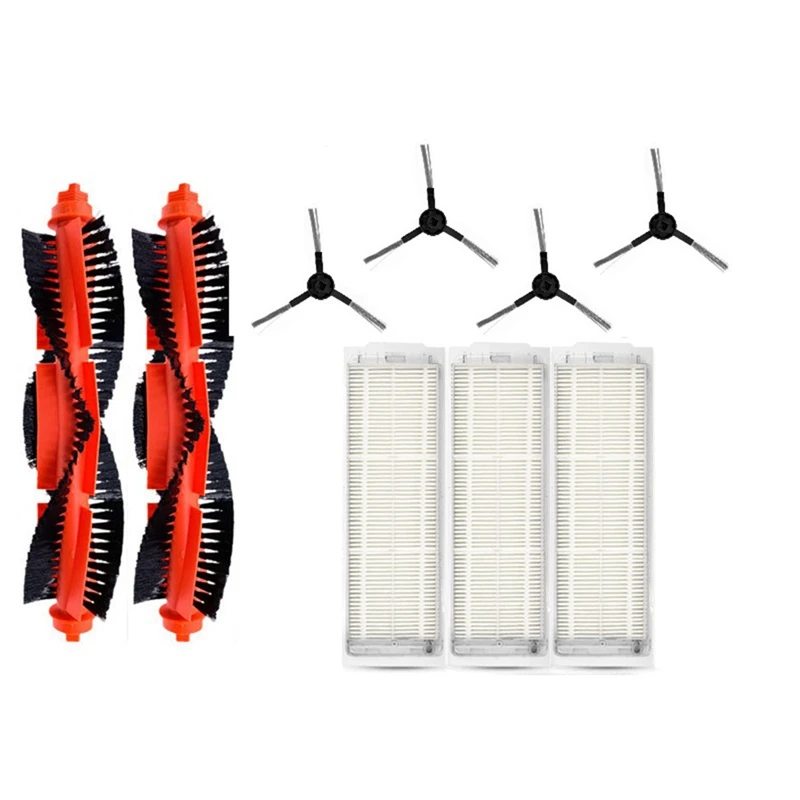 

Основная щетка, фильтр и боковая щетка, основная щетка для пылесоса Xiaomi STYJ02YM, аксессуары для подметания и перетаскивания интегрированных ро...