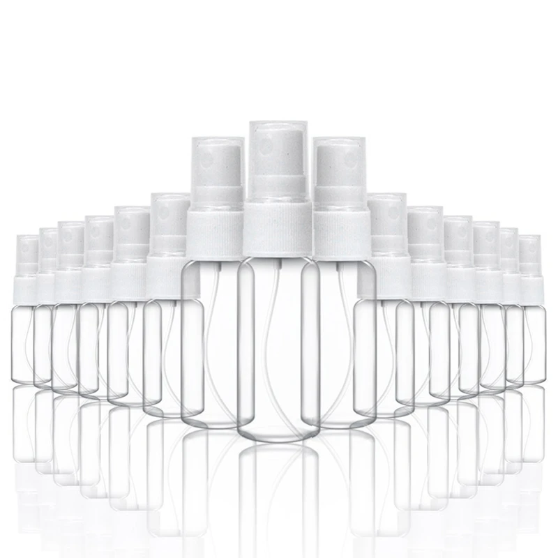 

Лидер продаж, пластиковый мини-флакон с распылителем для эфирных масел, макияжа и духов, 20 шт., 10 мл/20 мл