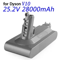 2022 25 2v battery 28000mah replacement battery for dyson v10 absolute cord free vacuum handheld cleaner dyson v10 battery