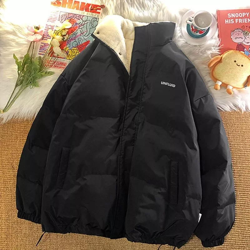 

Новые мужские теплые парки, зимняя новая утепленная куртка с наполнителем в гонконгском стиле, Красивая свободная универсальная стеганая к...