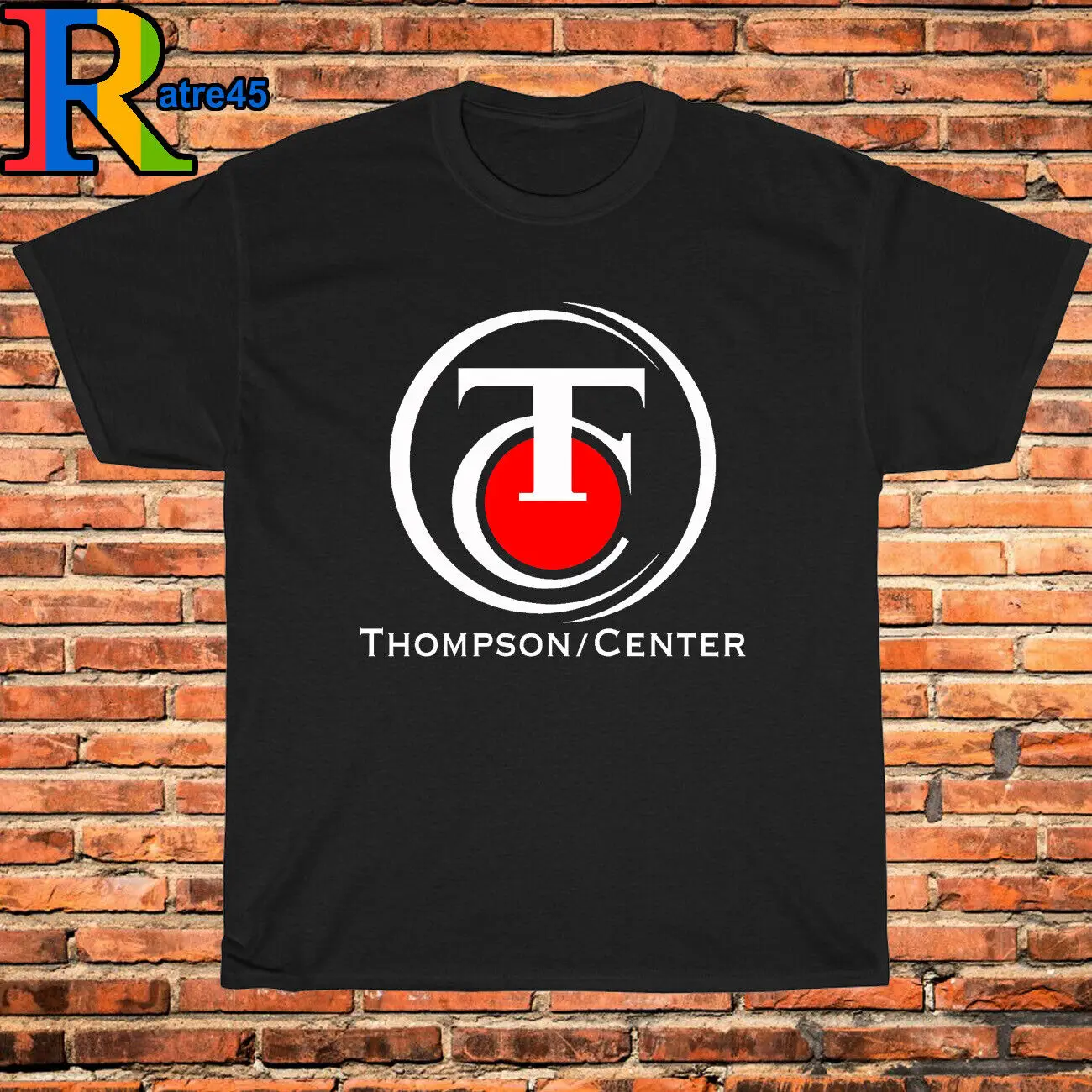 Новая футболка Томпсон с логотипом центра черный/серый/белый/темно-синий цвет