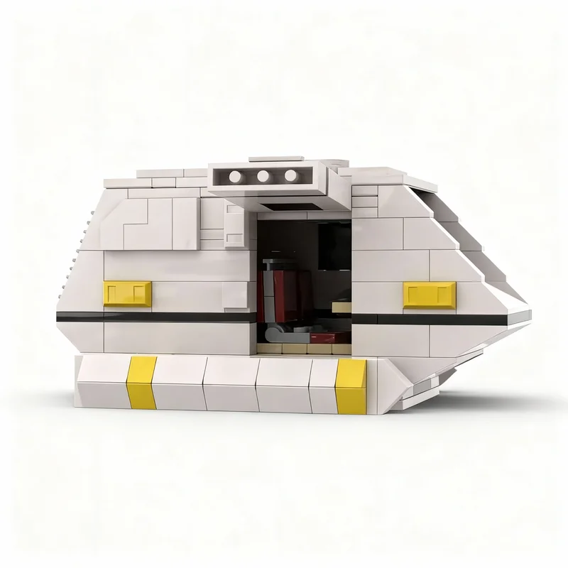 Набор строительных блоков MOC Star Trek TNG Transport Shuttlepod, 795 деталей, модель космического шаттла, конструктор, рождественский подарок, идея для творчества на день рождения ребенка (art.: 3920dc7cf2c2c) - 3920dc7cf2c2c