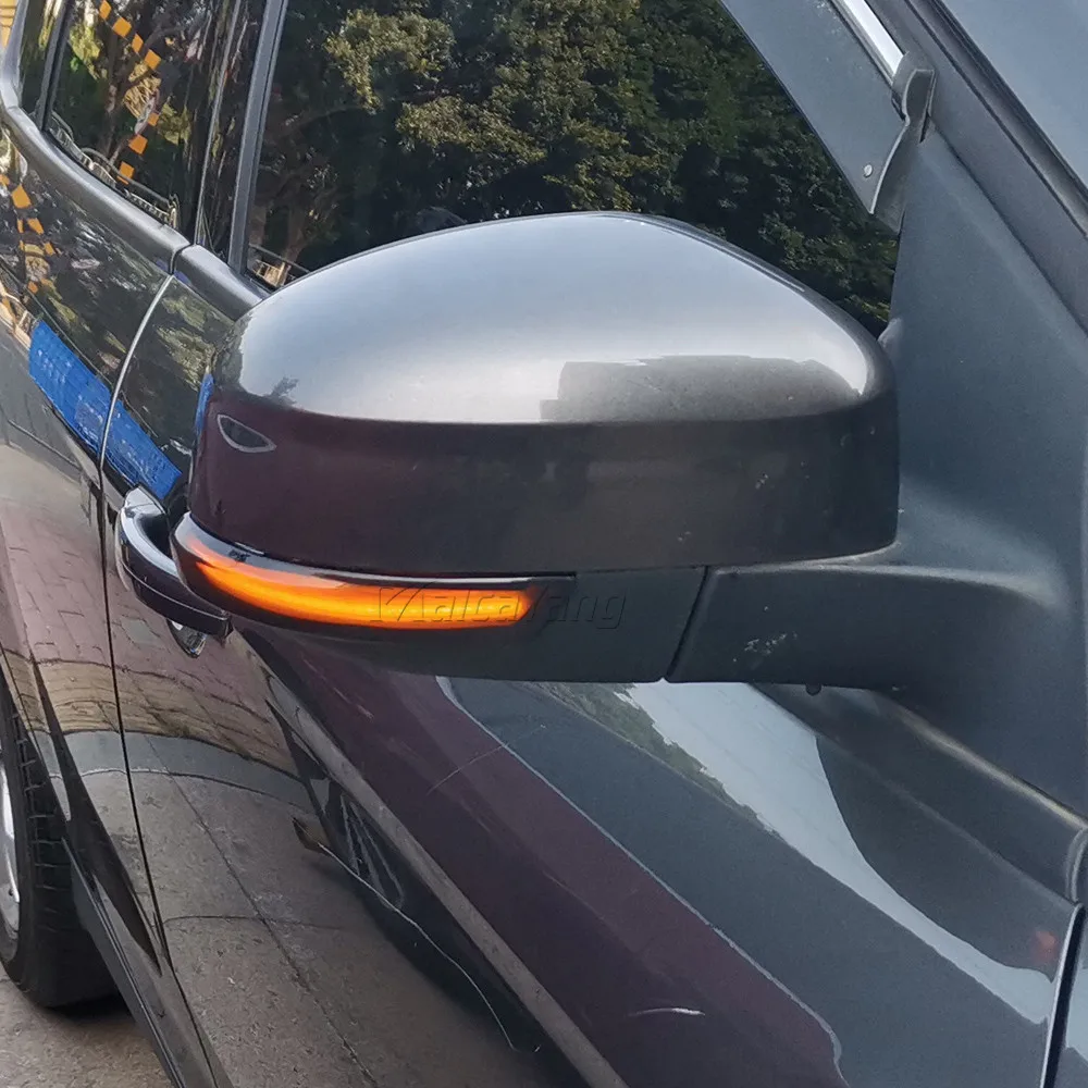 

2x Dynamic Turn Signal Light LED Side Rearview Mirror Sequential Indicator Blinker Lamp For Ford Focus 2 3 Mk2 Mk3 Mondeo Mk4 EU