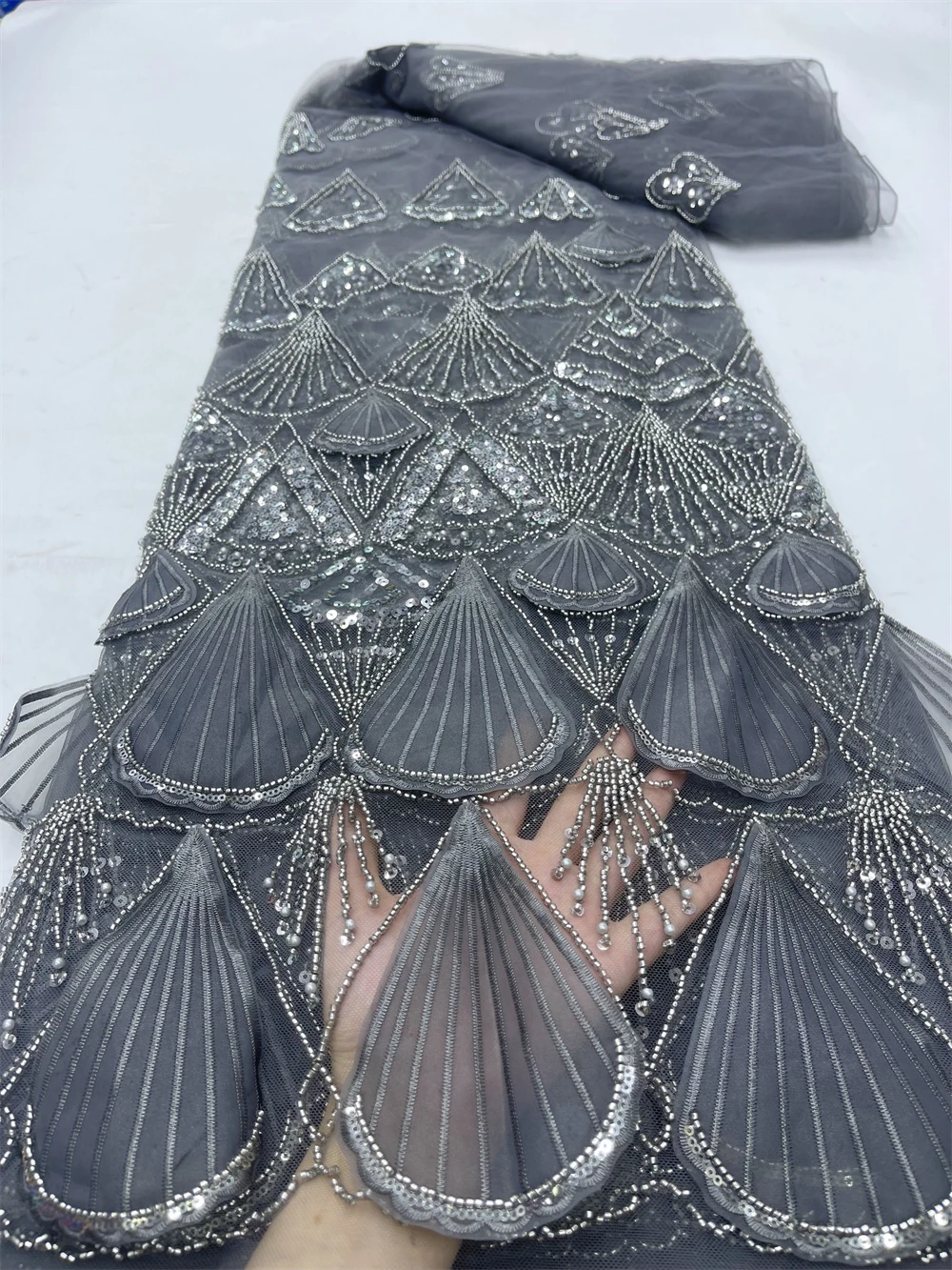 Кружевная ткань из органзы