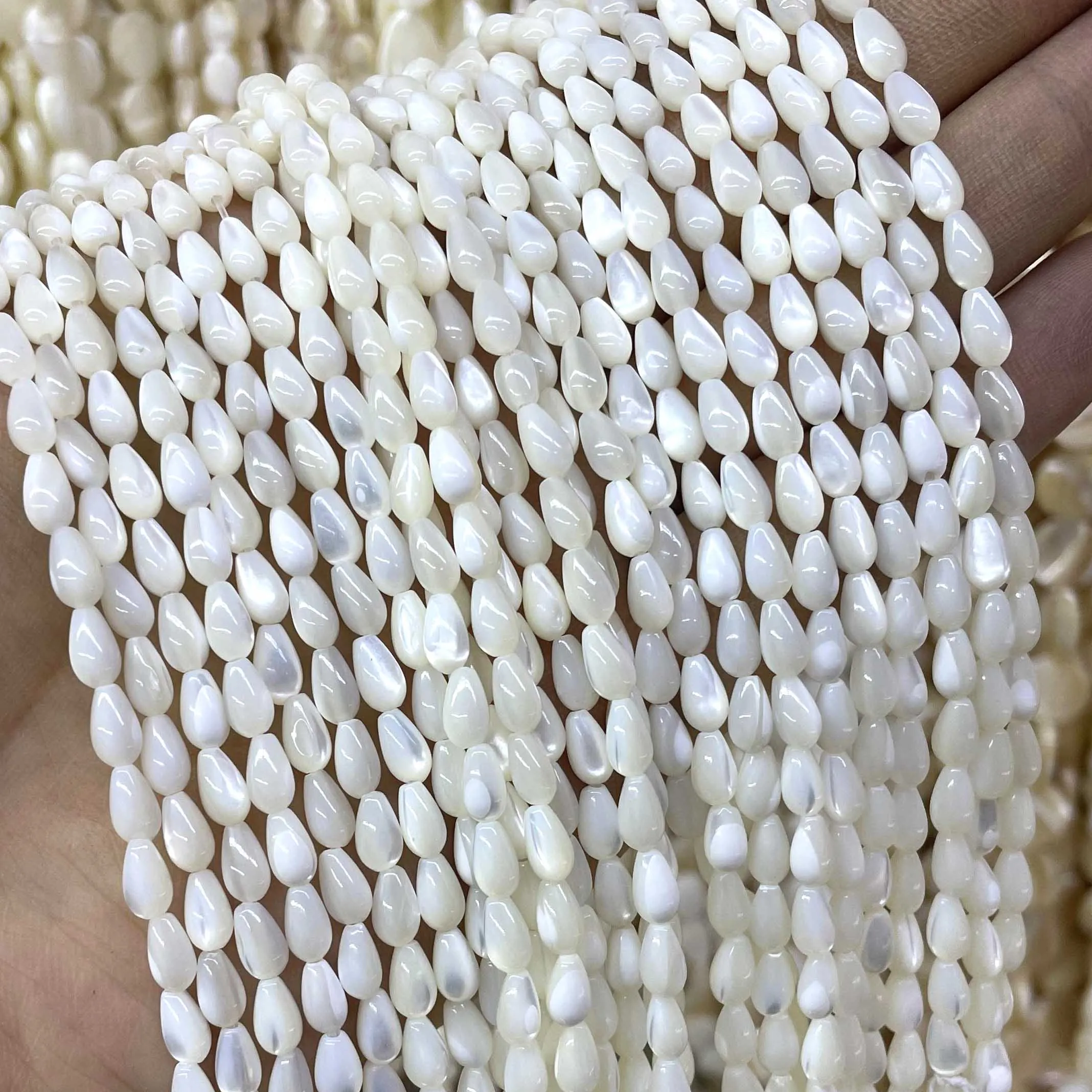 Швабра из натуральных бусин 4/5/6 мм