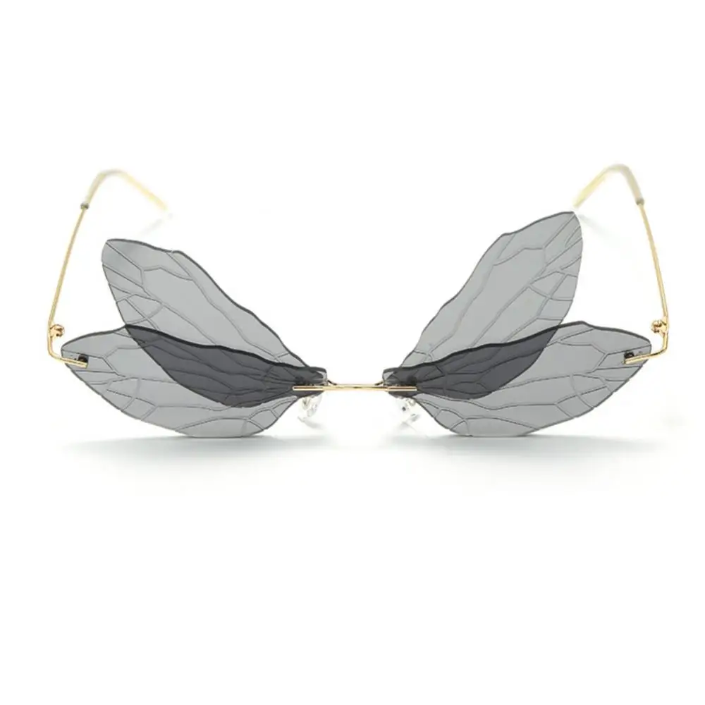 

Personality Sunglasses Luxury Transparent Lens Party Decor Glasses Gradient Lens очки солнечные женские Butterfly Glasses