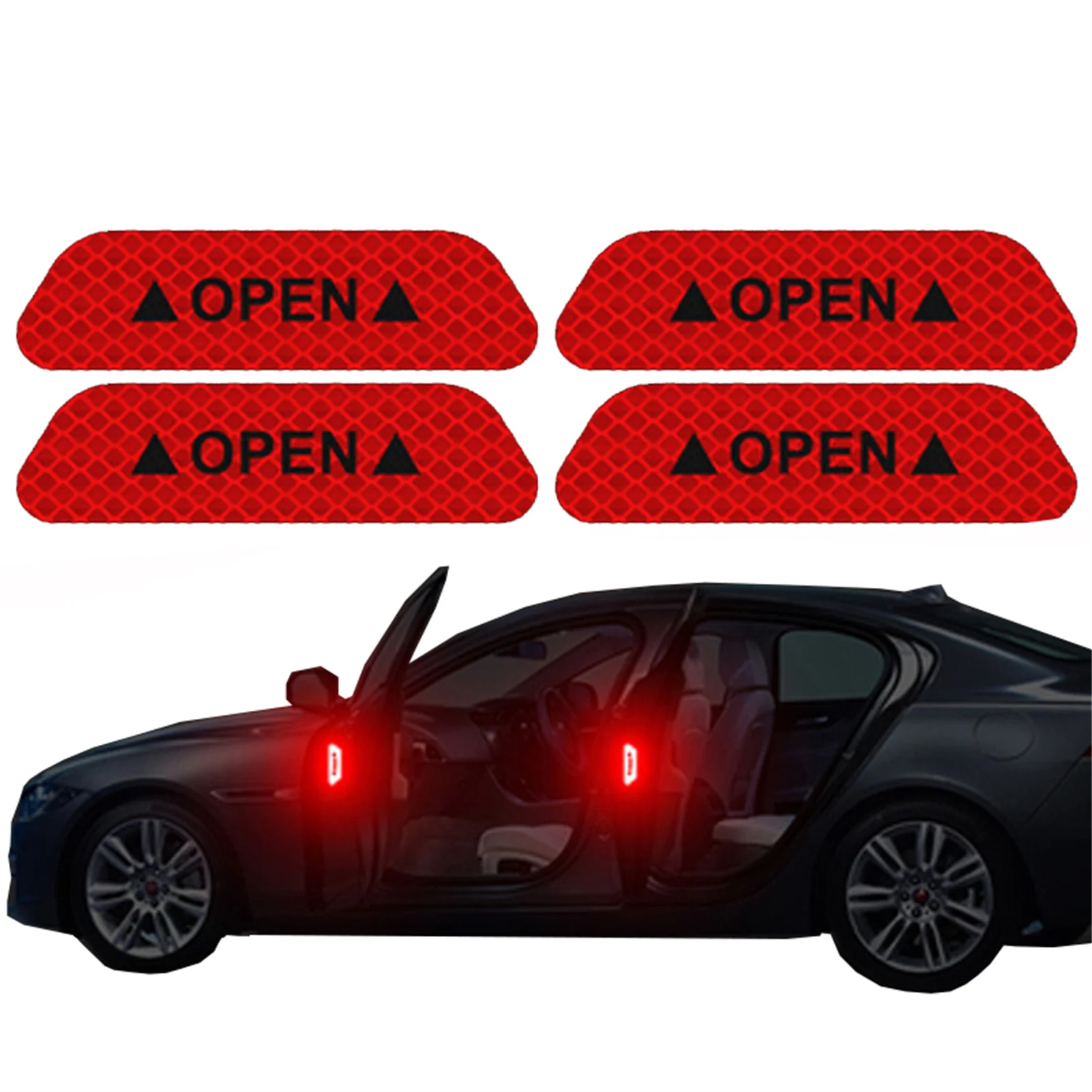

Светоотражающие автомобильные аксессуары, наклейка на дверь, защитная лента внутри, авто для Toyota Corolla Cross Ford Explorer Mazda 2, аксессуары
