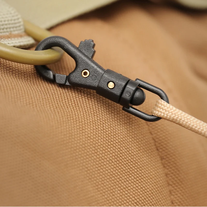 

Tactical Outdoor Equipment Lightweight Plastic Umbrella Rope Quick Hook Rotatable Mini Hook Backpack Quick Hook Accessories