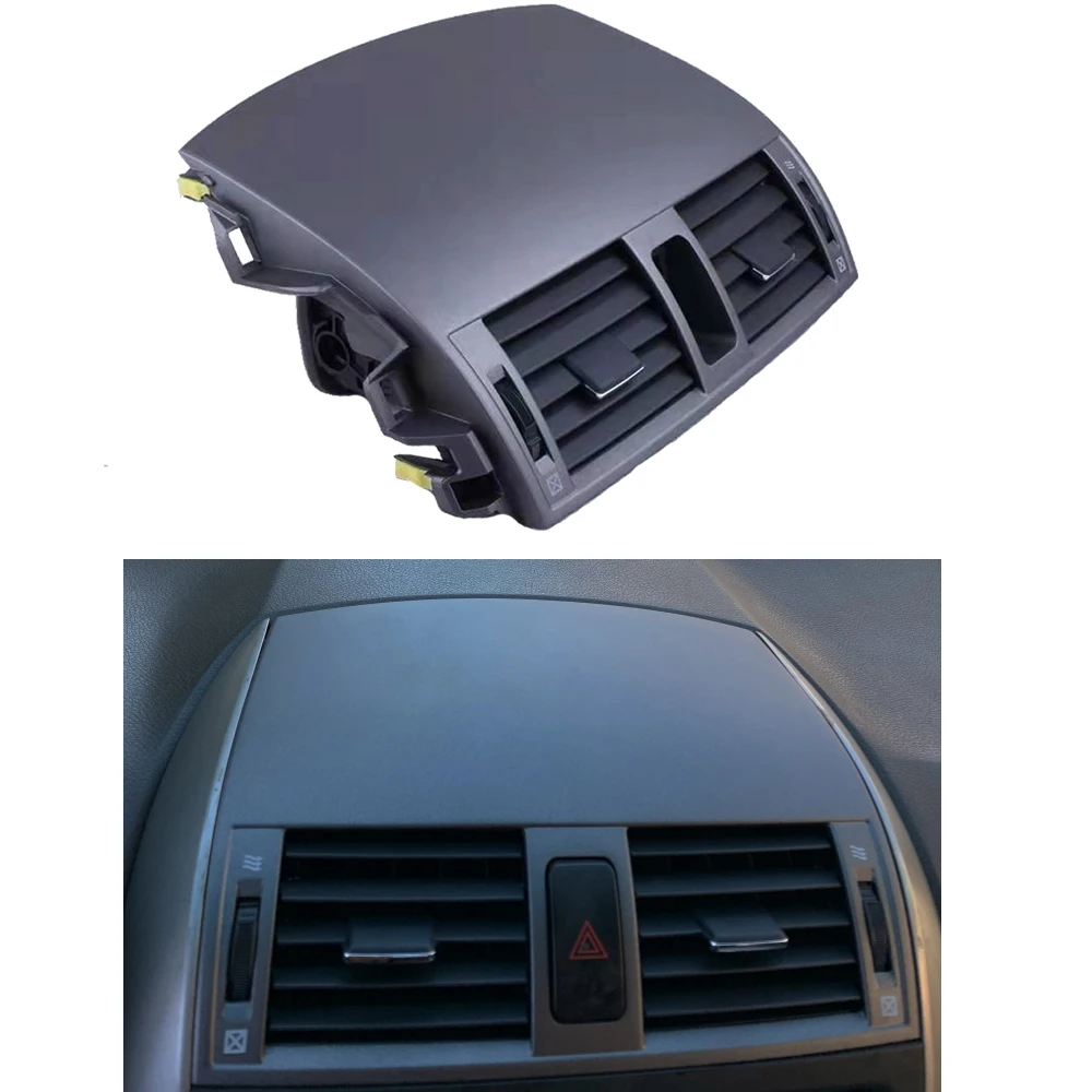 Panel de salida de aire acondicionado para Toyota Corolla Altis, cubierta de rejilla de salida de aire acondicionado, para Toyota Corolla Altis 2007, 2008, 2009, 2010, 2011, 2012, 2013